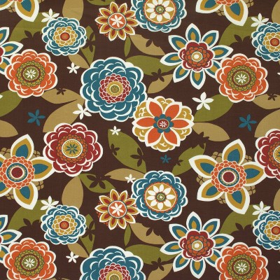 Annie Reversible Floral and Striped Outdoor Throw Pillows Set
