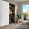 86"x96" Chicology Light Filtering Panel Track Diamond Blind White - 4 of 4