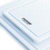 Martha Stewart Everyday Fayer 2 Piece Polypropylene 16in and 12in Cutting Board Set in Blue - 4 of 4