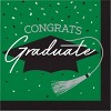 Creative Converting Graduate School Spirit Emerald Green Tableware and Decor Kit 18ct - 4 of 4