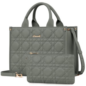 Purses and Handbags for Women, Handbags Shoulder Bags Black Purses and PU Leather Top Handles for Lady - 1 of 4