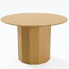 Dovelina Mid-Century Wood Round Dining Table Kitchen Table Dining Room Table for 4 People - 46", Black - 2 of 4