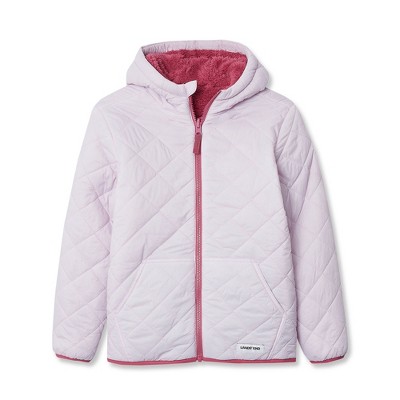 Lands' End Kids Reversible Water Resistant High Pile Insulated Jacket