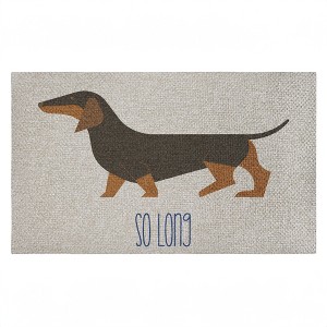Stupell Industries So Long Dog Goodbye Printed Outdoor Imitation Sisal Door Mat, design by Lil' Rue - 1 of 4
