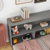 CAVINAS Full Size Platform Bed Frame with L-shaped Bookcases,Storage Floor Bed for Kids Room,Bedroom - 4 of 4