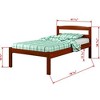 Donco Kids 575-TE Light Espresso Twin Econo Bed - 3 of 3