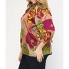 Women's Floral Print Top - entro - 3 of 4