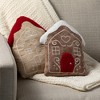 14"H Sullivans Gingerbread House Christmas Throw Pillows Set of 2 Multicolor Indoor Christmas Decor - 3 of 4