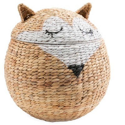 Wind & Weather Woven Fox Storage Basket