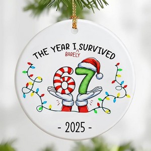 Lomsoe Santa Says 67 Gifts Christmas Ornament 2025 for Women Men Friends Six Seven Ornaments Gifts for Christmas Tree Christmas Decor Christmas Gift - 1 of 1