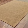 Captiv8e Designs Kokomo Textured Woven Striped Brown/Light Brown Indoor/Outdoor Rug - 2 of 4