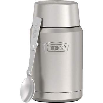  THERMOS Stainless King Vacuum-Insulated Compact Bottle, 16  Ounce, Matte Steel: Home & Kitchen