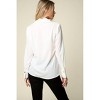 Women's V-Neck Blouse - LUMIERE - 3 of 4