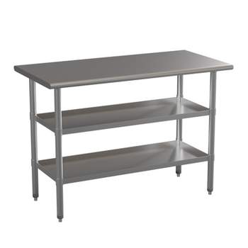 Seville Classics SHE18308SH Commercial NSF Stainless Steel Top Worktable Shelf