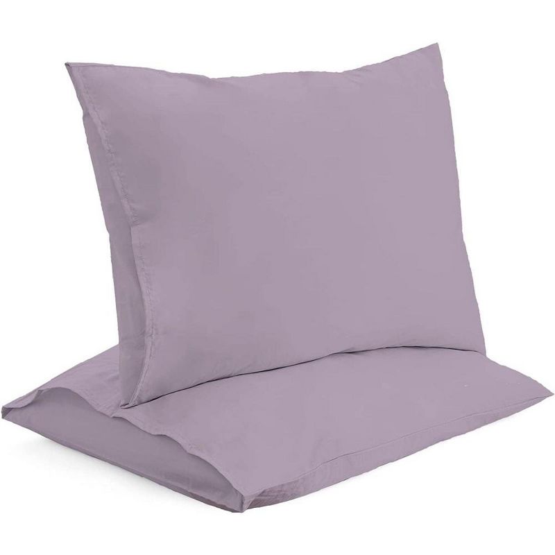 Superity Linen Standard Pillow Cases - 2 Pack - 100% Premium Cotton - Envelope Enclosure, 3 of 10
