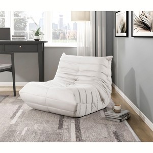 Sapphtopaz 1pc Luxury Accent Chair Upholstered Button-Tufted Detail Lounge Chair, Living Room Chair Comfy Chair - 1 of 4