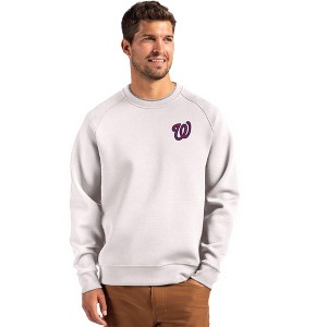 Washington Nationals Cutter & Buck Roam Recycled Crew Neck Mens Pullover - 1 of 1
