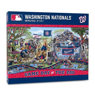 MLB Washington Nationals Game Day at the Zoo Jigsaw Puzzle - 500pc