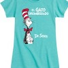 Girls' - Dr. Seuss - Cat in the Hat Spanish Fitted Short Sleeve Graphic T-Shirt - 2 of 4