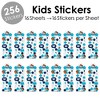 Big Dot of Happiness Go, Fight, Win - Sports - Birthday Party Favor Kids Stickers - 16 Sheets - 256 Stickers - 2 of 4