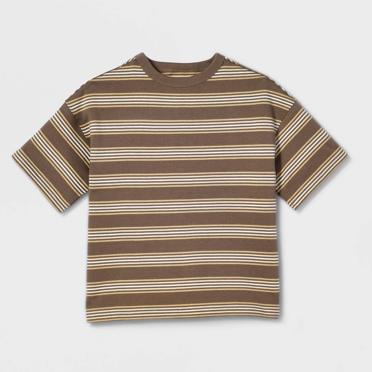 Boys' Short Sleeve 100% Cotton Striped Oversized Fit T-Shirt - Cat & Jack™ - thumbnail 5