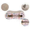 THE LICKER STORE Suvi Modern Cardboard Infinity 2-in-1 Lounge Bed Cat Scratcher with Catnip - 3 of 4