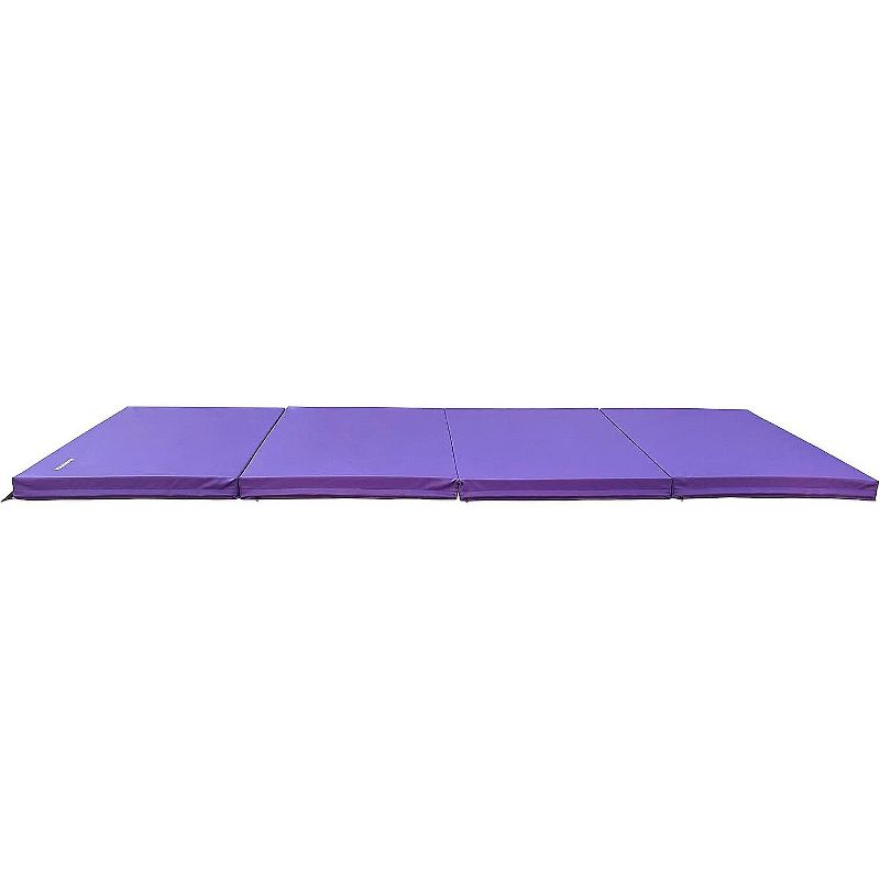 BalanceFrom All-Purpose 10'x4' Extra Thick Gymnastics Gym Folding Exercise Aerobics Mats, 3 of 8