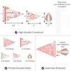 Big Dot of Happiness Girl Little Pumpkin - Triangle Fall Birthday Party or Baby Shower Photo Props - Pennant Flag Centerpieces - Set of 20 - 3 of 4