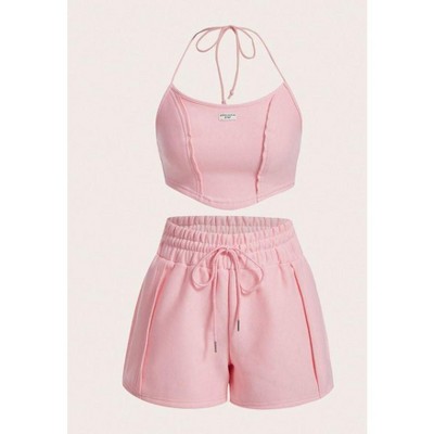 TIME HOLLOW Ruffle Asymmetric Hem Mini Skirt