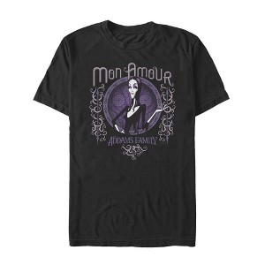 Men's Addams Family Morticia Mon Amour Portrait T-Shirt - 1 of 4