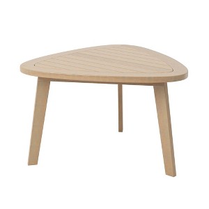 New Classic Furniture,Radius Wood Patio Coffee Table in Natural - 1 of 4