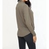 Women's Cupro Draped Surplice Top - Veronica M S - 2 of 4