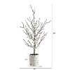 HomeStock  2 ft. Artificial Tree in Planter for Indoor/Outdoor - 2 of 3