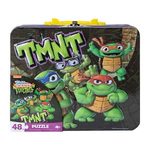 Teenage Mutant Ninja Turtles 48-Piece Jigsaw Puzzle in Tin Lunch Box - 1 of 4