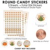 Big Dot of Happiness Fall Friends Thanksgiving - Friendsgiving Party Small Round Candy Stickers - Party Favor Labels - 324 Count - 3 of 4