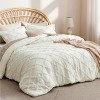 2-3 Pcs Boho Tufted Comforter Sets Multiple Colors & Patterns Farmhouse Shabby Chic Style - 2 of 4