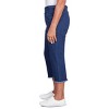 Alfred Dunner Womens Denim Fringe Capri Pant - 4 of 4