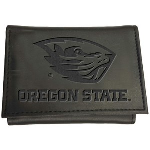 Evergreen NCAA Oregon State Beavers Black Leather Trifold Wallet Officially Licensed with Gift Box - 1 of 1