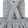 Hope & Henry Girls' Crossback Apron Skirtall, Infant - 3 of 4