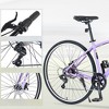 VisioGear Bicycles, 27.5 Inch Road Bike for Women and Men, 7 Speed Road Bike, Purple, 64.57"*25.19"*37.79" - 4 of 4