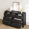 Acekool 3-Drawer Dresser for Bedroom, Wide Clothes Storage Chest Cabinet, Black - 3 of 4