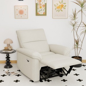 Electric Wall Hugger Recliners Wall Hugger Recliner Chair Small Spaces Wall Away Recliner,Power Recliner Chairrecliner With USB Port-Cuddlewood - 1 of 4