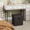 15" Ottoman with Storage, Folding Footstool, Storage Ottoman Bench, Cube Storage Chest Bedroom Bench with Storage 660 lb Load Capacity - 2 of 4