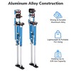 Yescom 50"-64" Drywall Stilts Adjustable Aluminum Painting Tool Sheetrock Lift with Leg Pads Protection for Painter Taping Cleaning Blue YES0486 - 3 of 4
