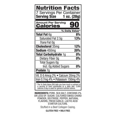 Sweet Casalingo Dry Cured Sausage 7 oz. (pack of 3)