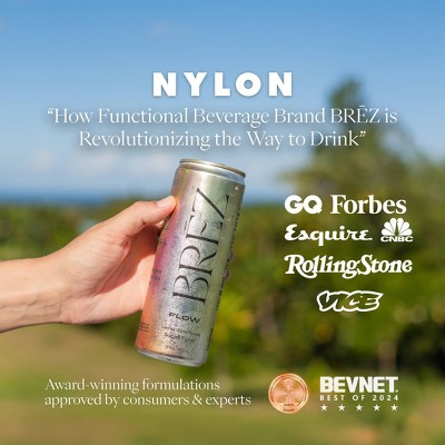 BREZ FLOW Non-Alcoholic Social Tonic - 4pk/12 fl oz Cans