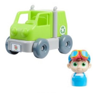 Cocomelon Build-A-Vehicle, TomTom in Garbage Truck Vehicle 4 Piece Set - 1 of 4