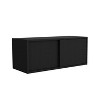Note 32"W x 13" H Wall Cabinet with Sliding Doors , Wall Shelf, Storage Cabinet, Bedroom, Office, Living Room, Garage - 4 of 4