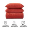 Peace Nest Premium Microfiber Ultra Soft Reversible Quilted Coverlet Set - 3 of 4