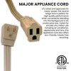 GoGreen Power (GG-25620) 14/3 20ft SPT-3 Appliance Cord, Beige - 4 of 4